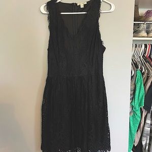 Francesca’s Miami Brand Black Lace Dress